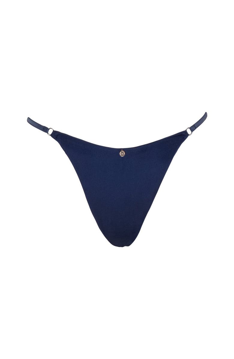 House Of Silk Silk Triangle Thong, Main, color, Midnight Blue