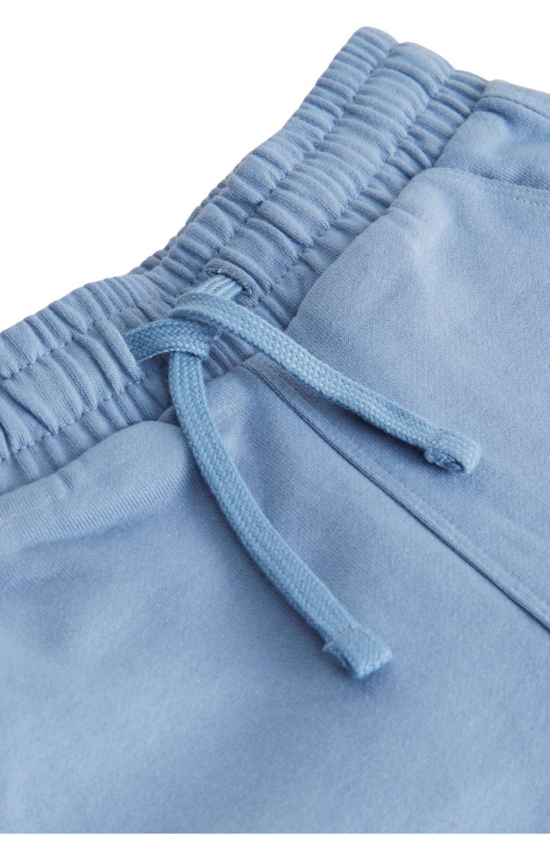 NEXT Kids' Core Apppliqué Cotton Drawstring Shorts, Alternate, color, Blue