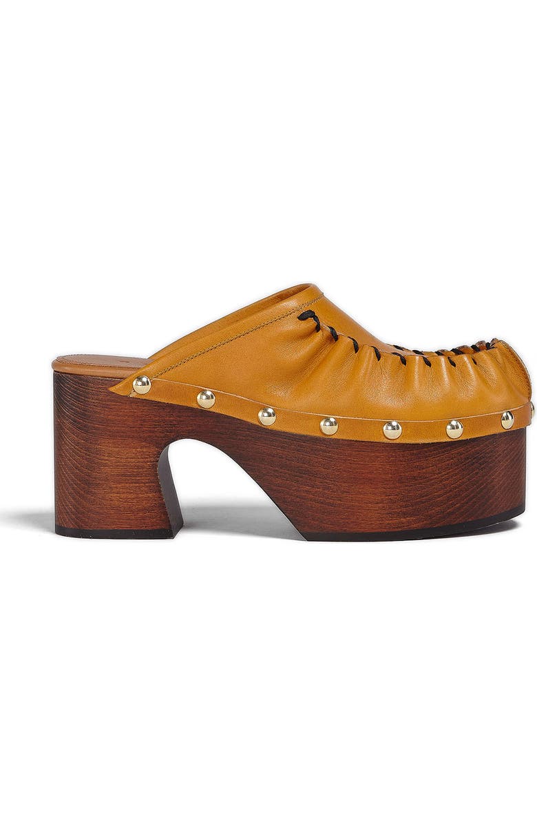 Marni Sabot Studded Platform Clog, Alternate, color,