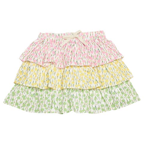 Kids' Floral Tiered Skort (Toddler, Little Kid & Big Kid)