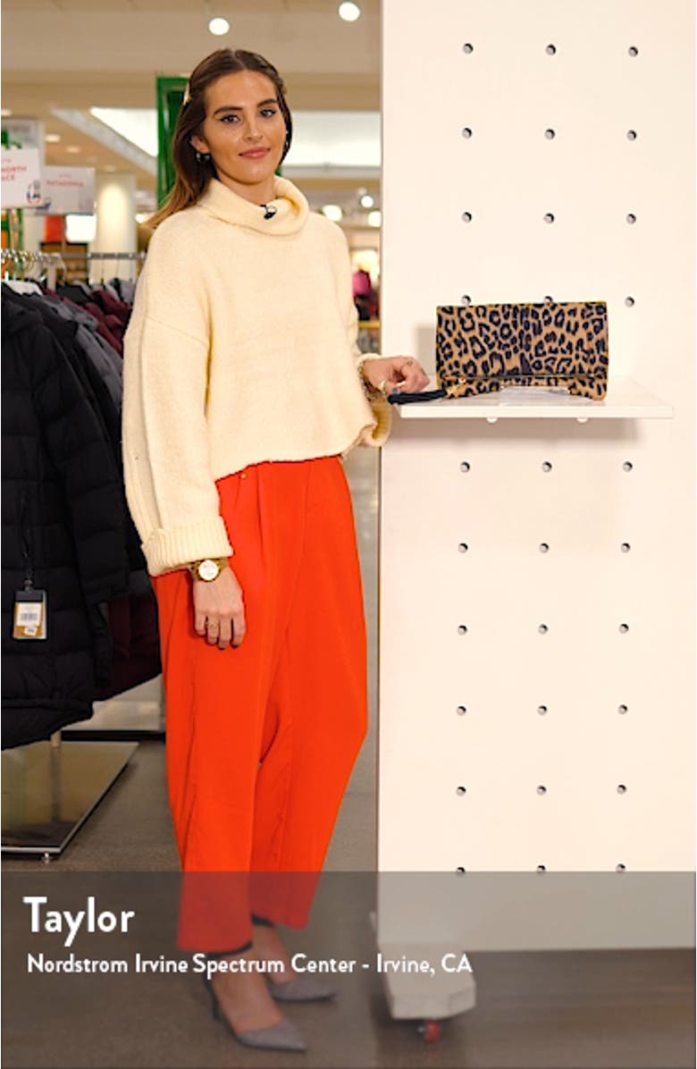 Convertible Faux Leather Clutch, sales video thumbnail