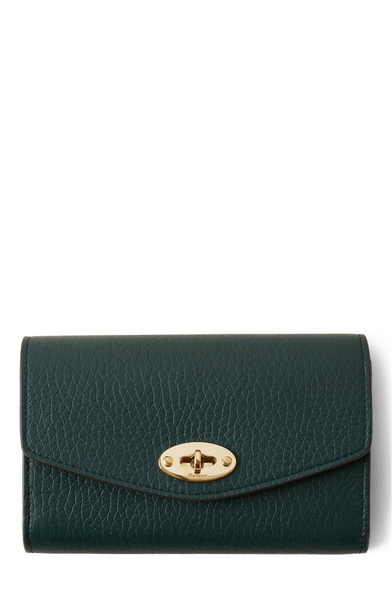 Mulberry Medium Darley Wallet, Alternate, color, Mulberry Green