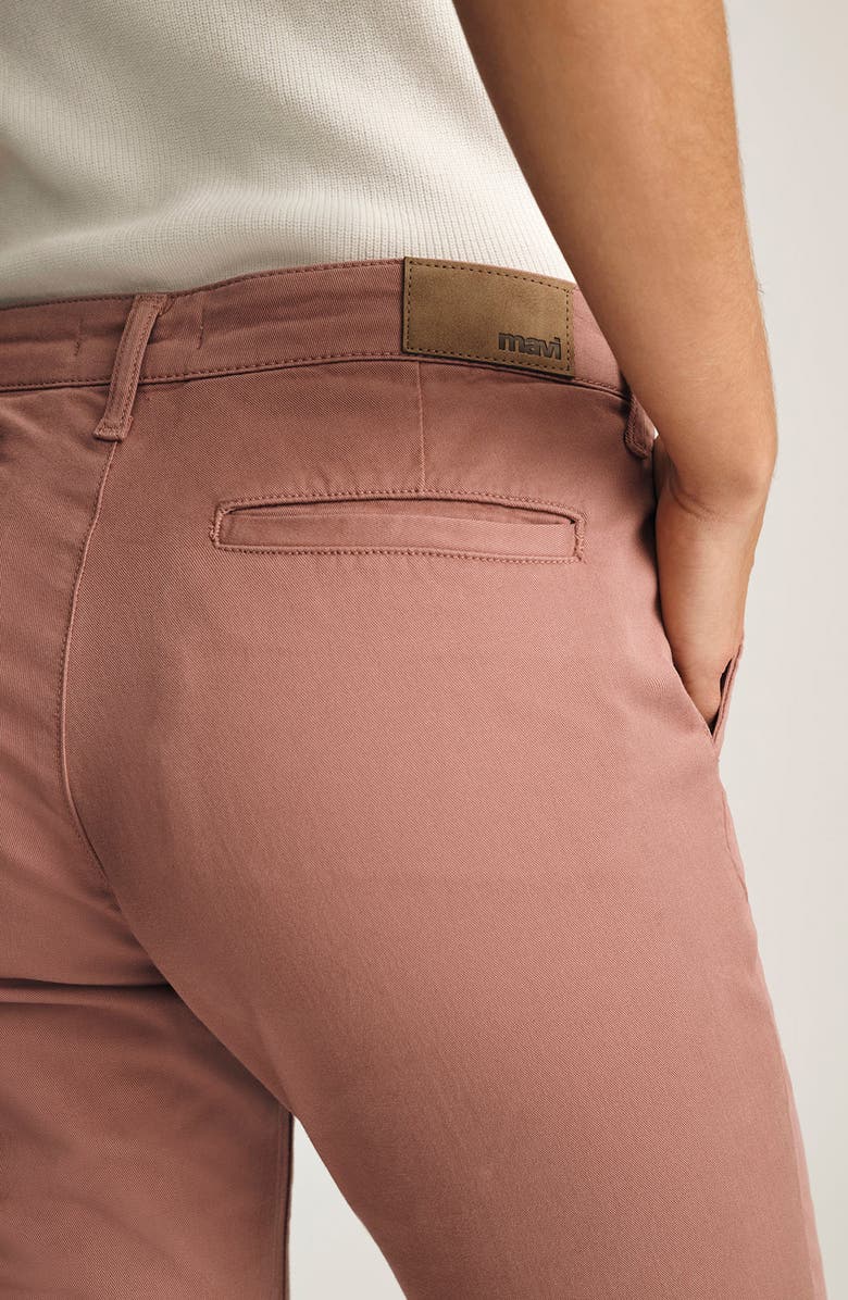 Mavi Jeans Kathleen Mid Rise Slim Stretch Twill Chino Pants, Alternate, color,