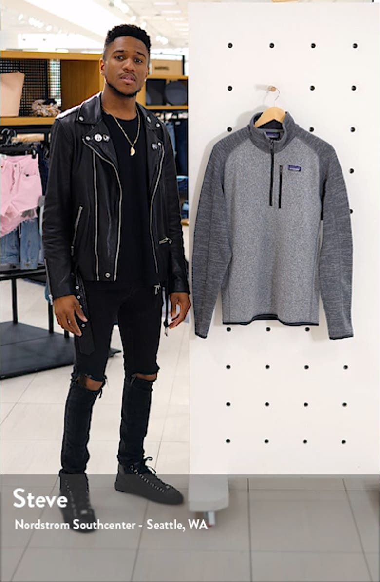 Better Sweater<sup>®</sup> Quarter Zip Pullover, sales video thumbnail