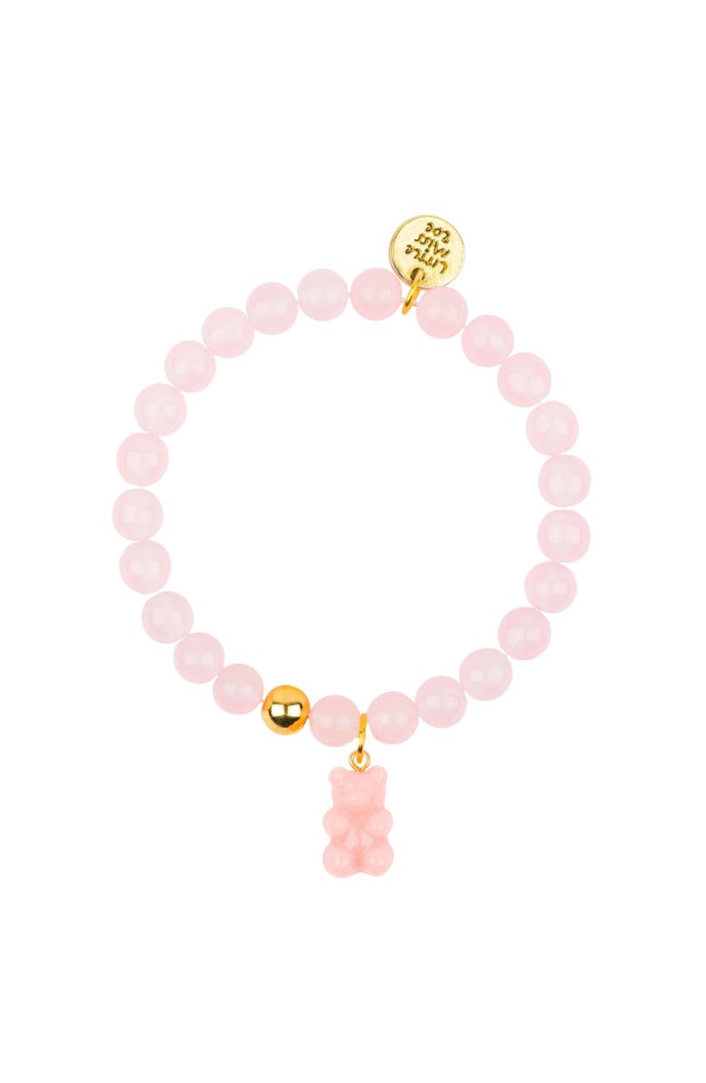Little Miss Zoe Gummy Bear Gemstone Bracelet Duo, Alternate, color, Pink