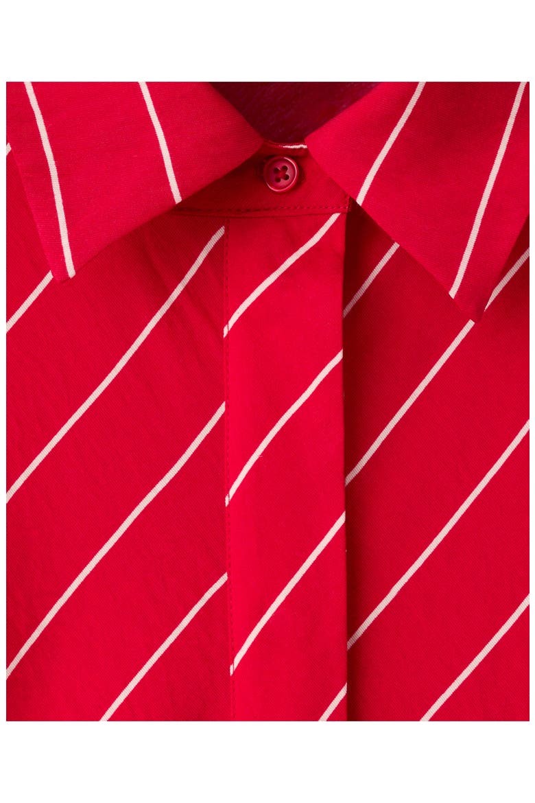Stripe Midi Dress, Alternate, color, RED
