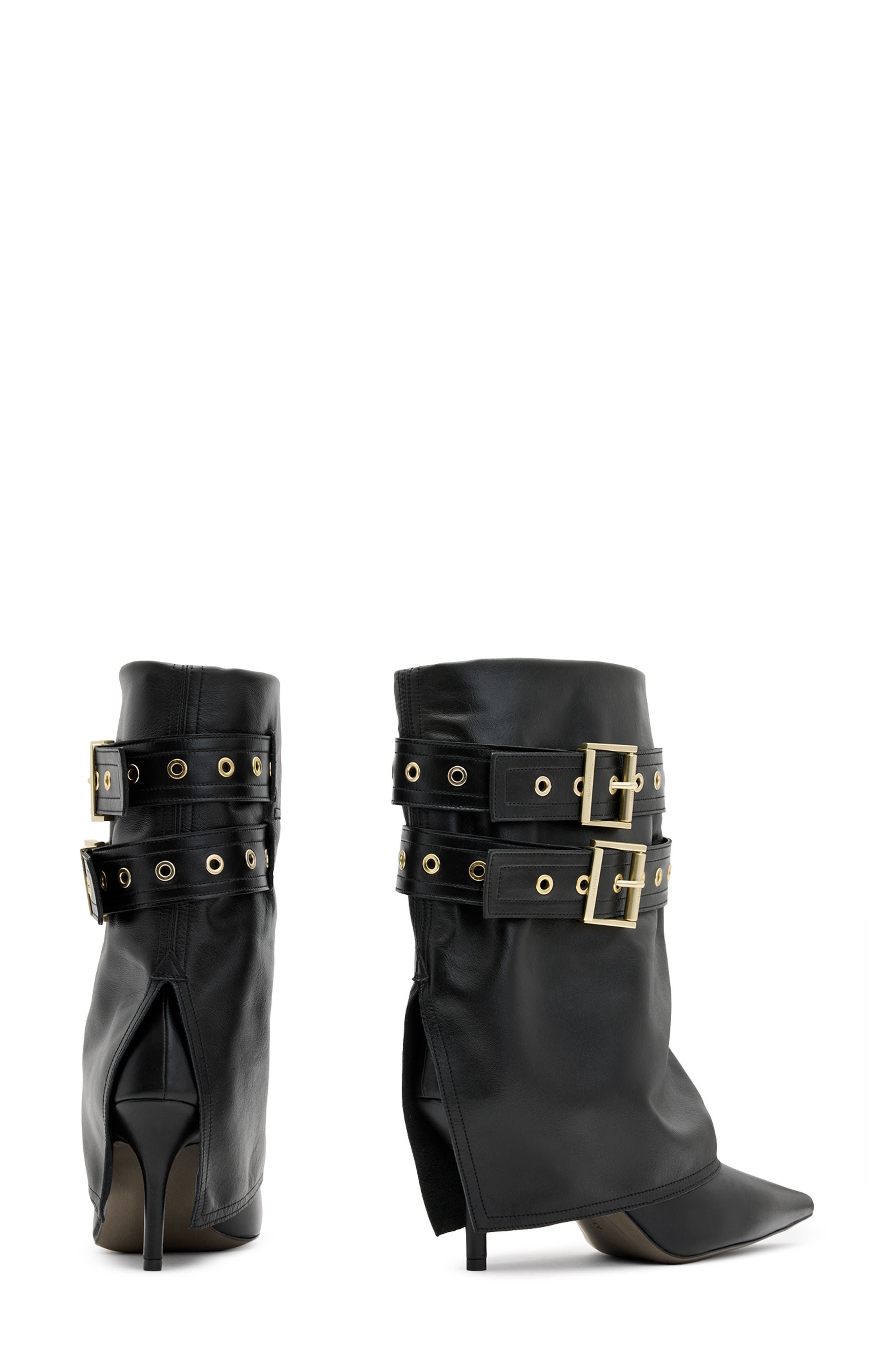 AllSaints Dua Pointed Toe Bootie, Alternate, color, 