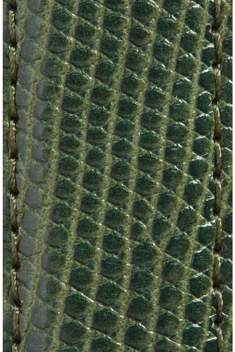 Aubrey Lizard Embossed Belt, Alternate, color, GREEN