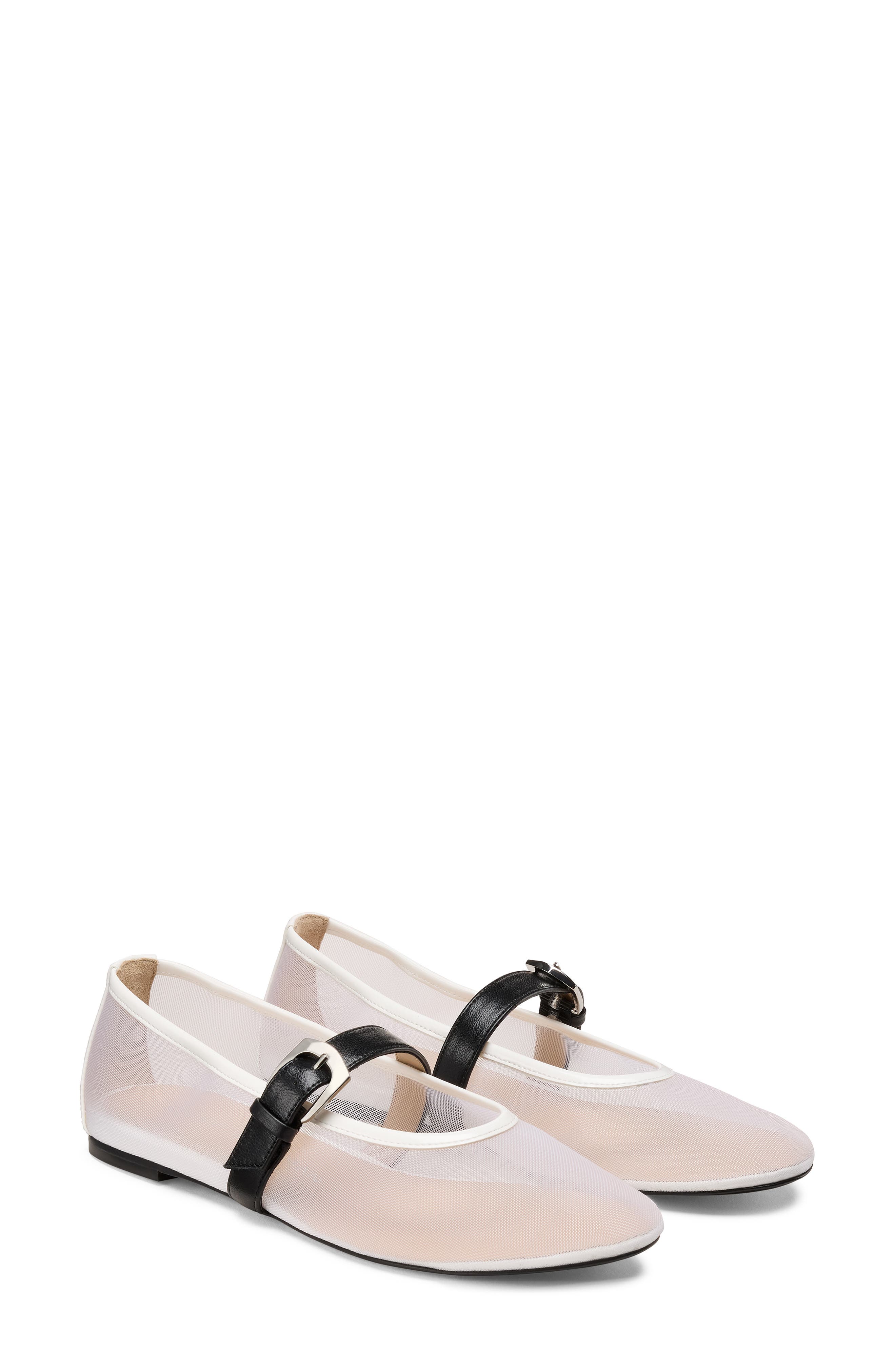 Sai Bareitall Mary Jane, Alternate, color, WHITE/ BLANCO/ BLACK