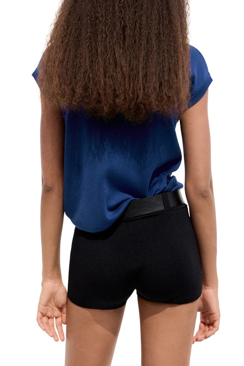 Short Sleeve Cotton Blend Sweater, Alternate, color, VIBRANT BLUE