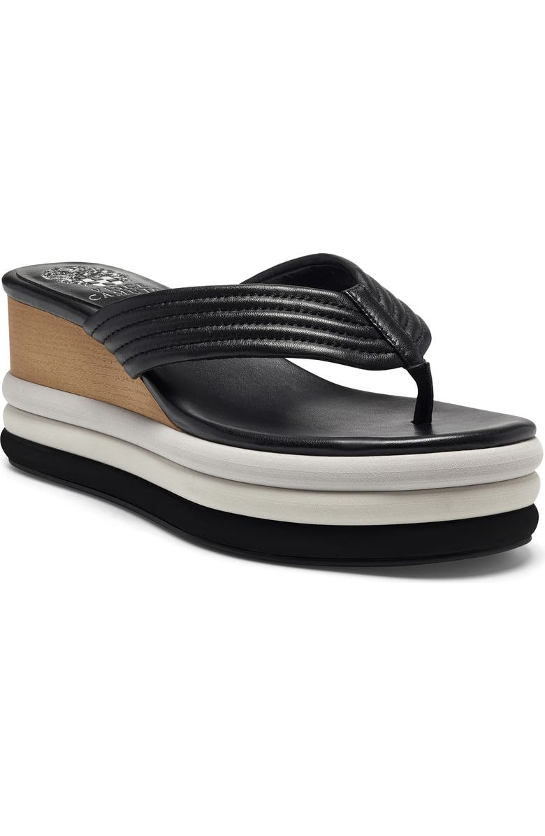 Vince Camuto Perseena Platform Wedge Flip Flop, Main, color,