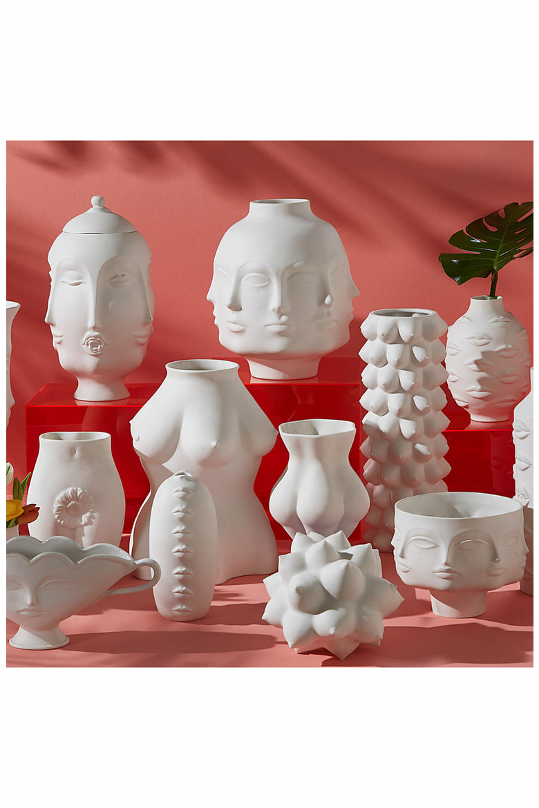 Dora Maar Giant Vase, Alternate, color, White