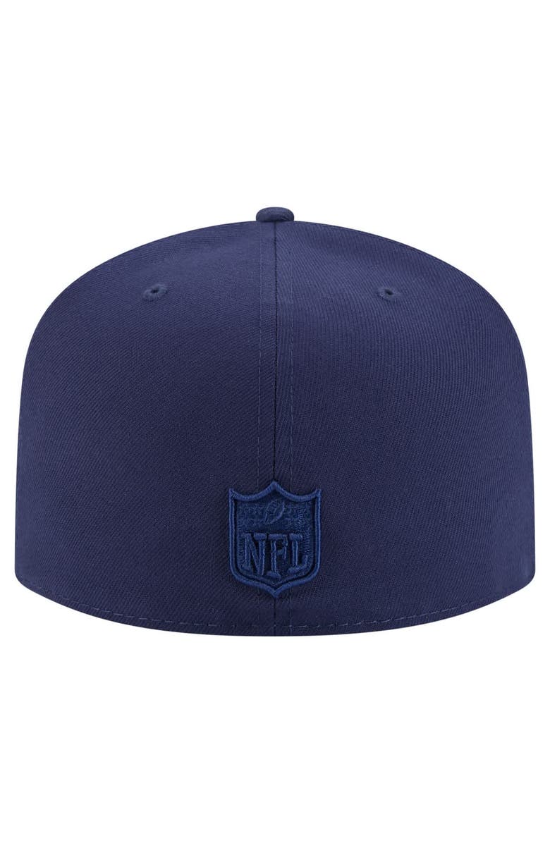 New Era Men's New Era Navy New York Giants Color Pack A-Frame 59FIFTY Fitted Hat, Alternate, color, 