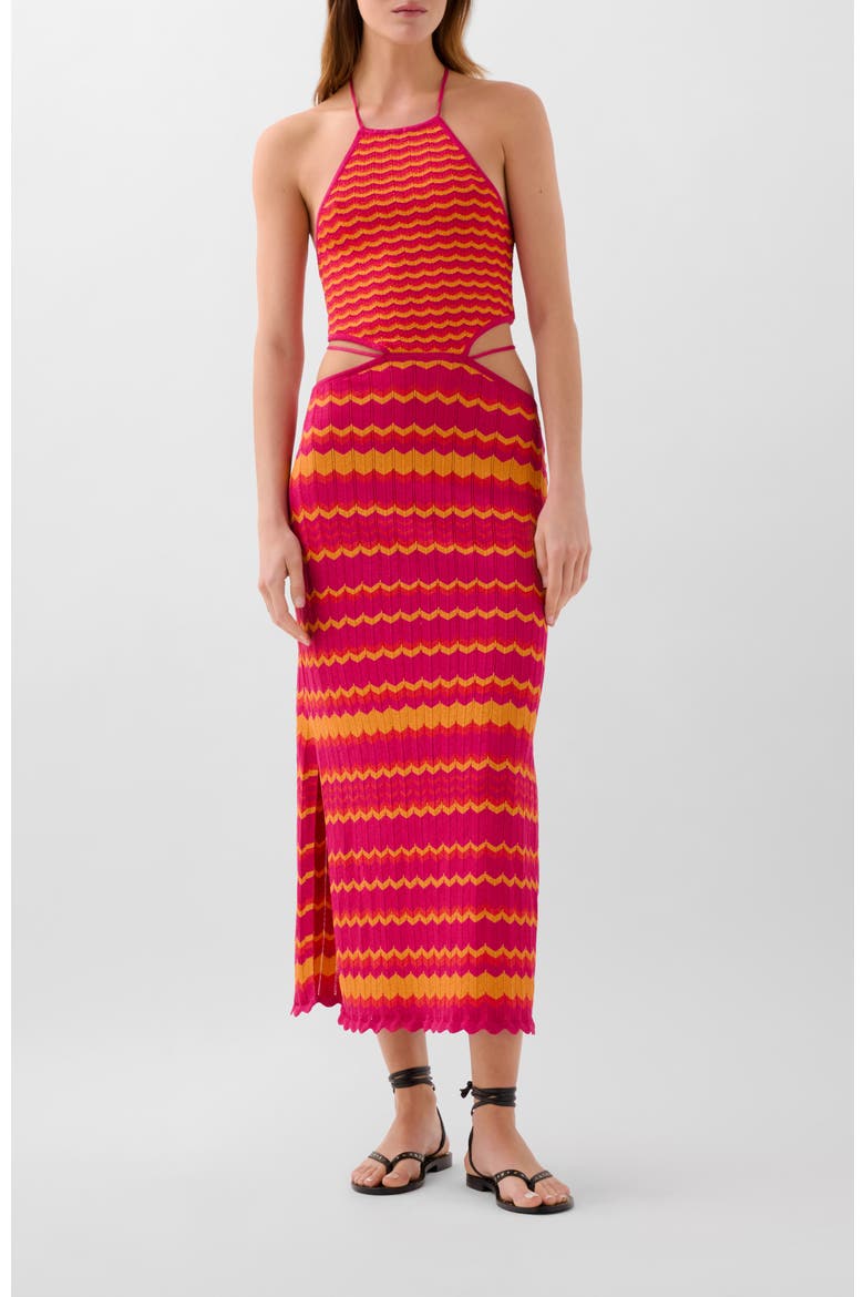 Ziggy Knit Dress, Main, color, Red