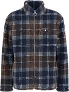 Barbour Tartan Faux Shearling Jacket