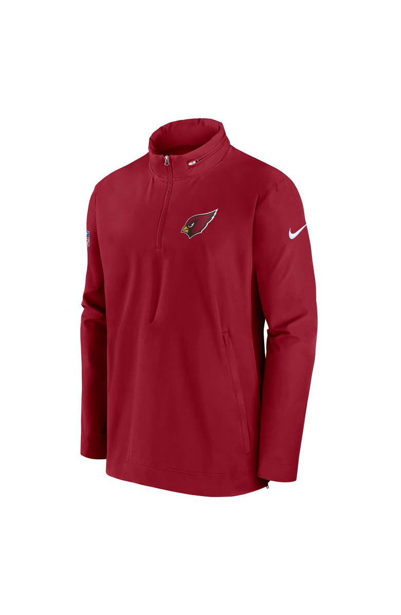 Nike Men's Nike Cardinal Arizona Cardinals Sideline Coach Half-Zip Jacket, Alternate, color, Cardinal