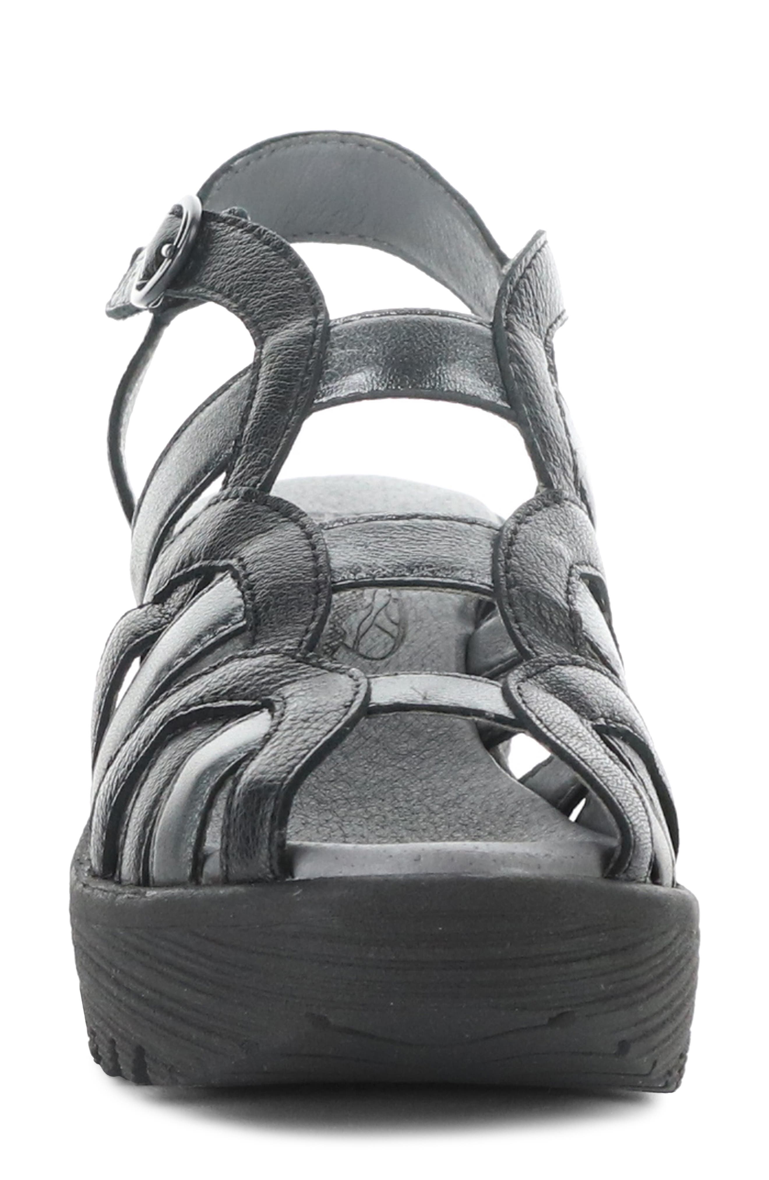 Fly London Lemy Platform Wedge Sandal, Alternate, color, 