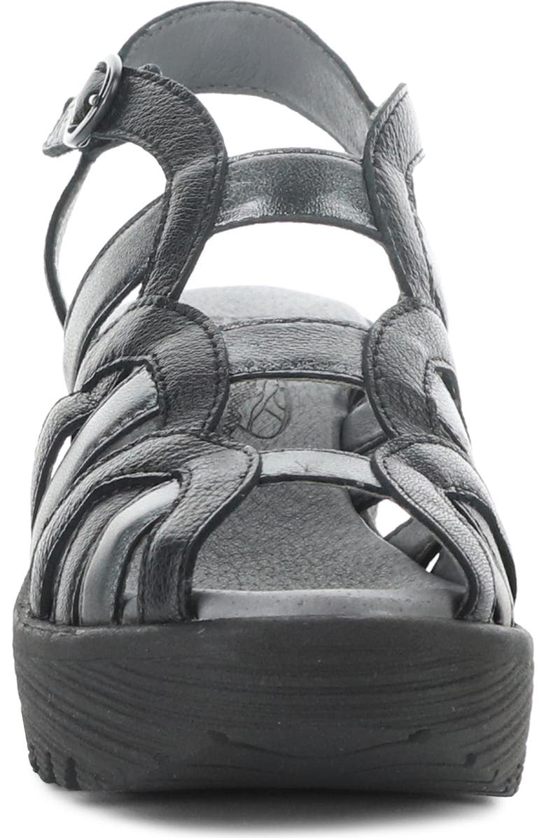 Fly London Lemy Platform Wedge Sandal, Alternate, color,