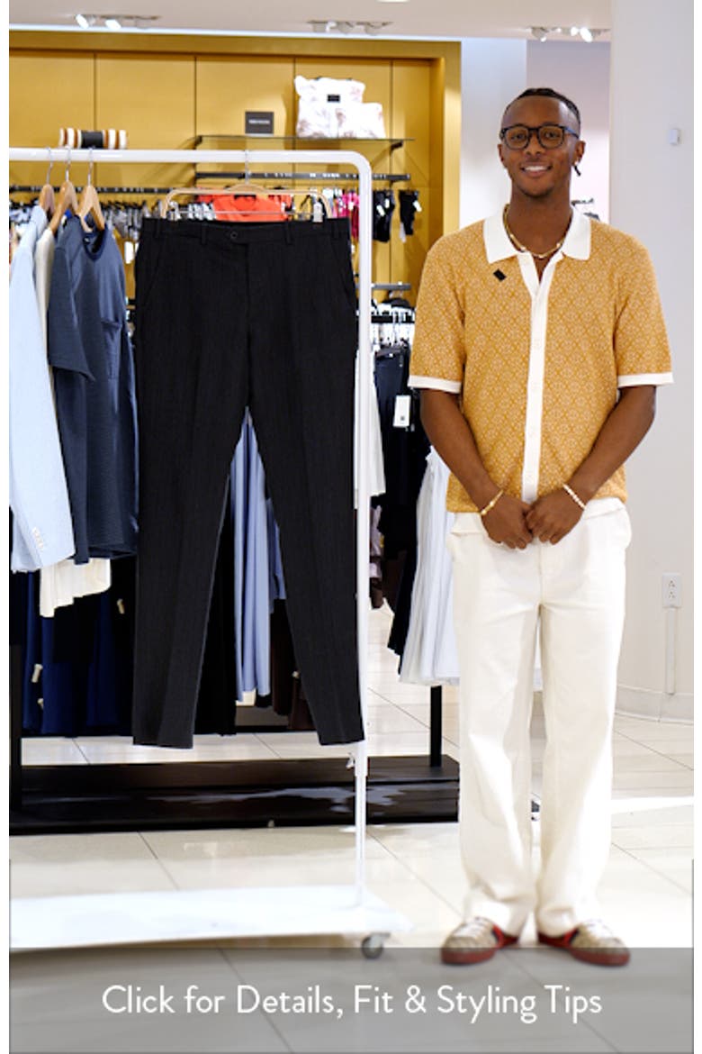 Flat Front Wool Dress Pants video