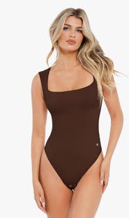 Popilush Shapewear Cloudsense Sleeveless Square Neck Bodysuit