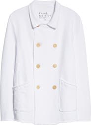 Frank & Eileen Raw Edge French Terry Peacoat