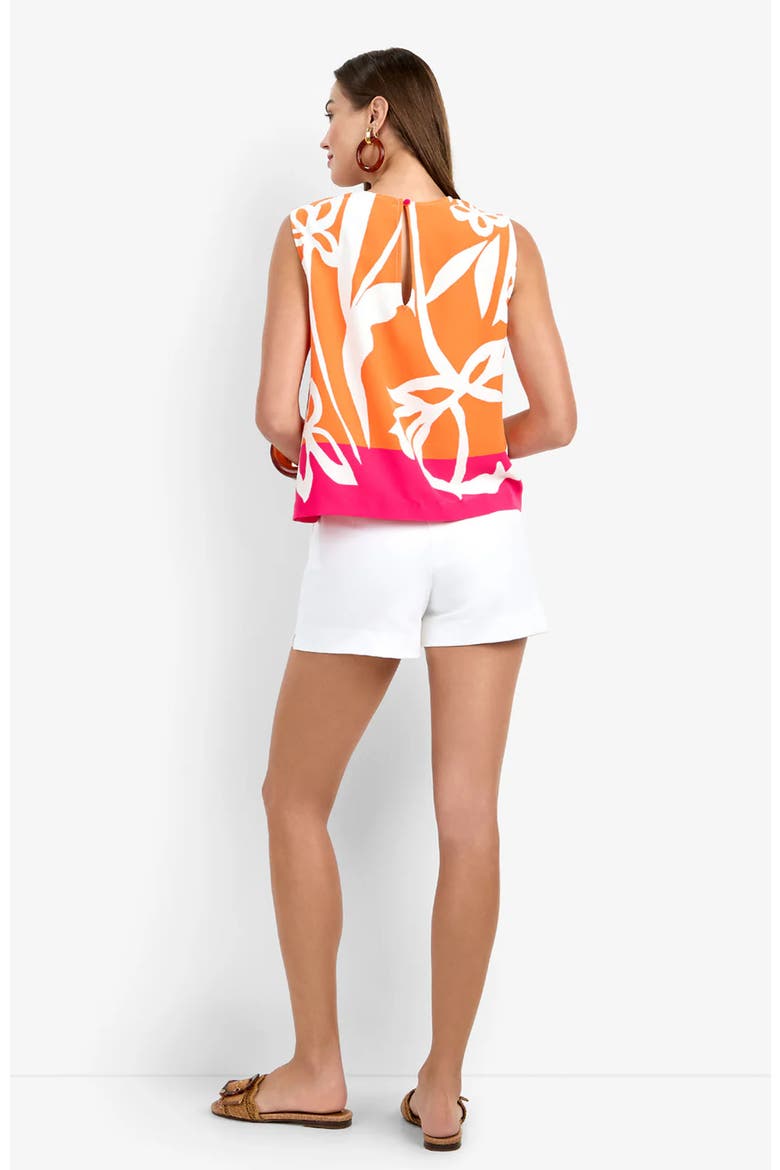 Riggs Printed Top, Alternate, color, Daylily