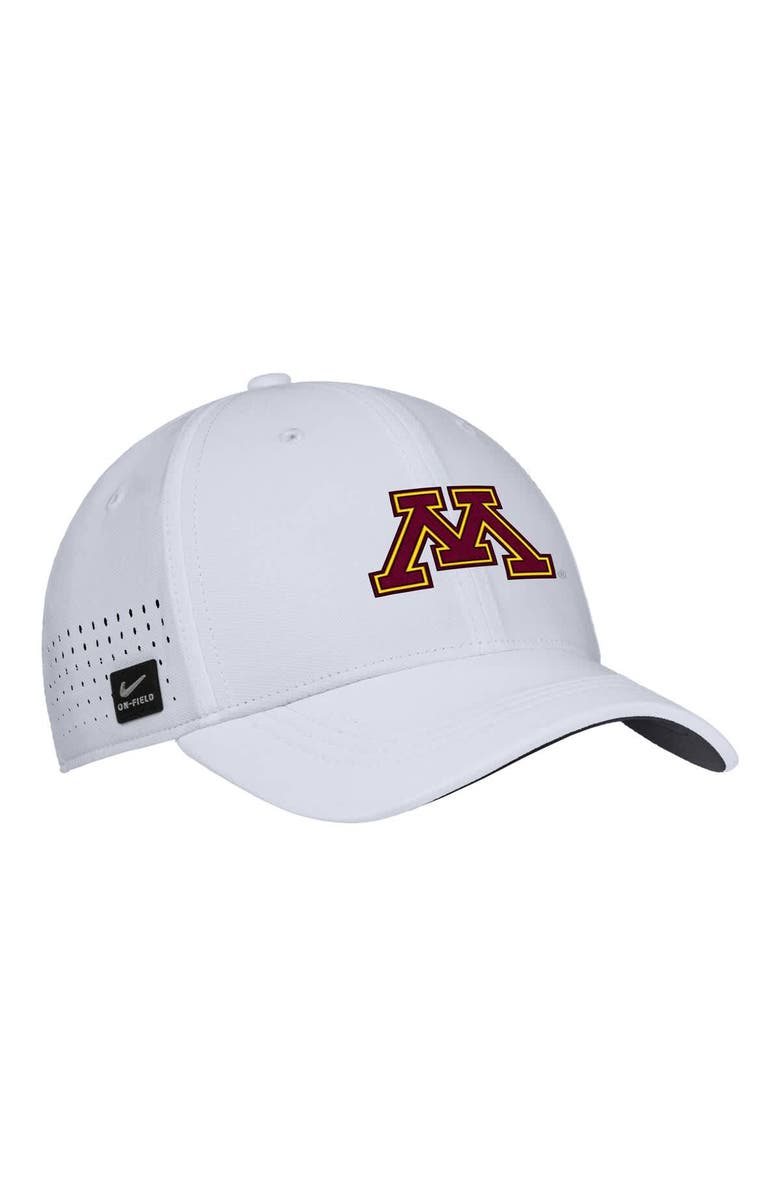 Nike Men's Nike White Minnesota Golden Gophers 2025 On-Field Performance Flex Hat, Main, color, White