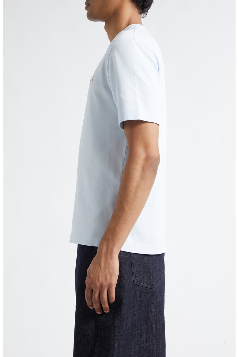 Le T-Shirt Gros Grain Cotton T-Shirt, Alternate, color, LIGHT BLUE 2