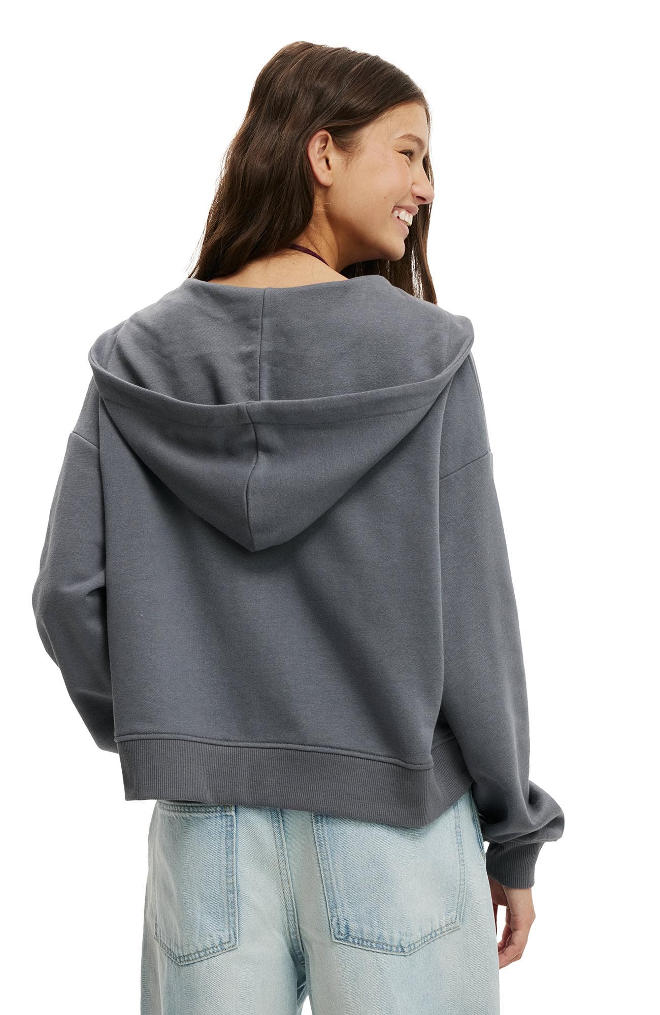 Women's Oversized Zip Through Hoodie - image 2
