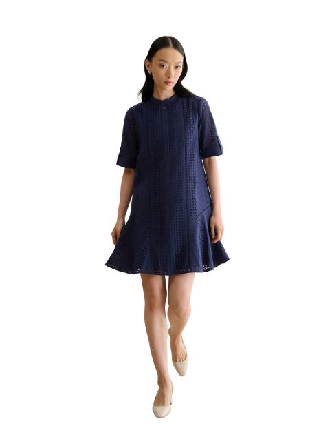 Jasmine Short Sleeve Flared Mini Dress