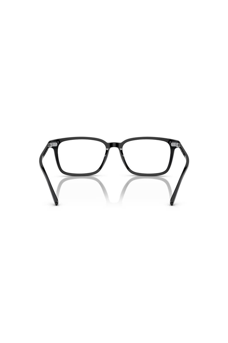 56mm Square optical glasses, Alternate, color, Black