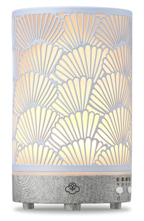 Serene House Shell Metal Ultrasonic Aroma Diffuser In Gray