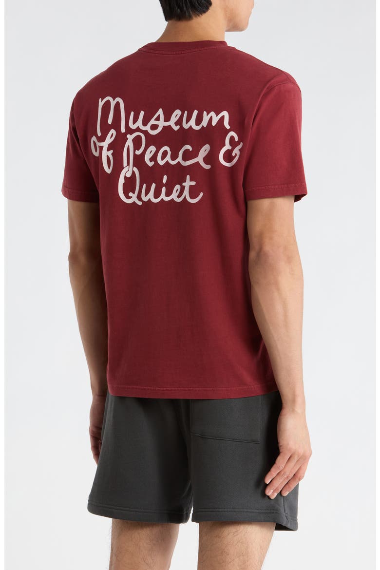 Scribble Cotton Graphic T-Shirt, Alternate, color, BURGUNDY