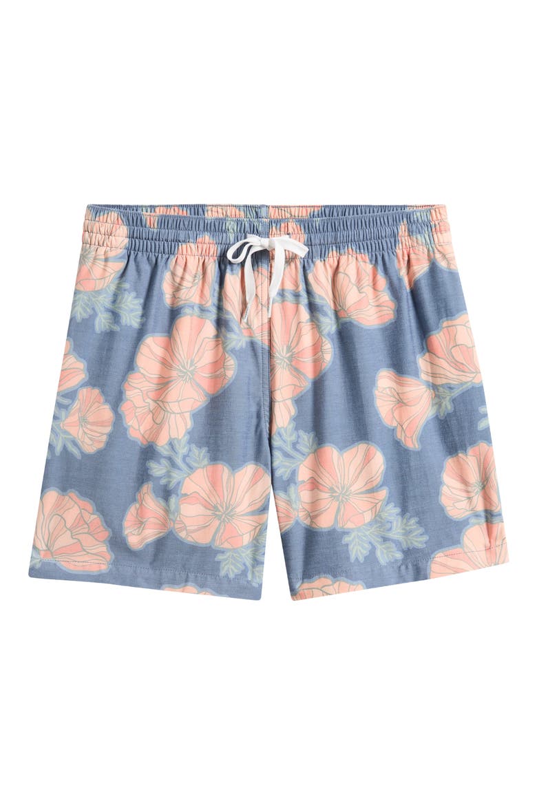 The Great Grand Poppy 5.5-Inch Swim Trunks, Main, color, NAVY