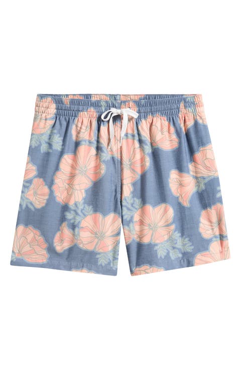 The Great Grand Poppy 5.5-Inch Swim Trunks