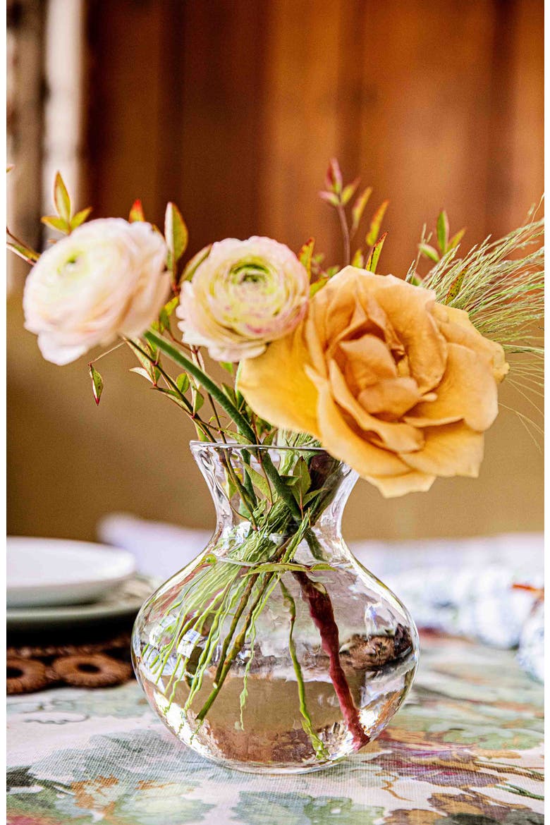 Puro Textured Glass Vase, Alternate, color, CLEAR