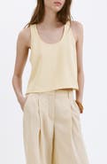 MANGO Flowy Cropped Top