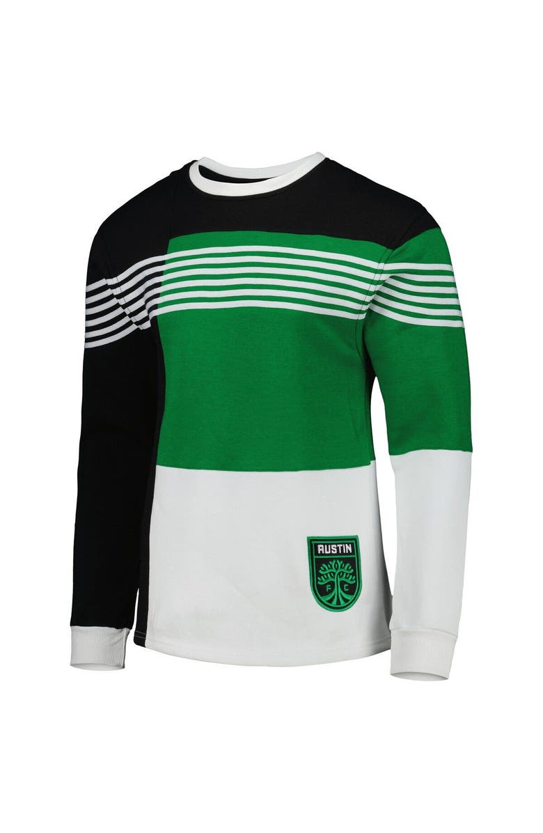 GRUNGY GENTLEMAN Men's Black Austin FC Logo Pullover Sweatshirt, Alternate, color, Black