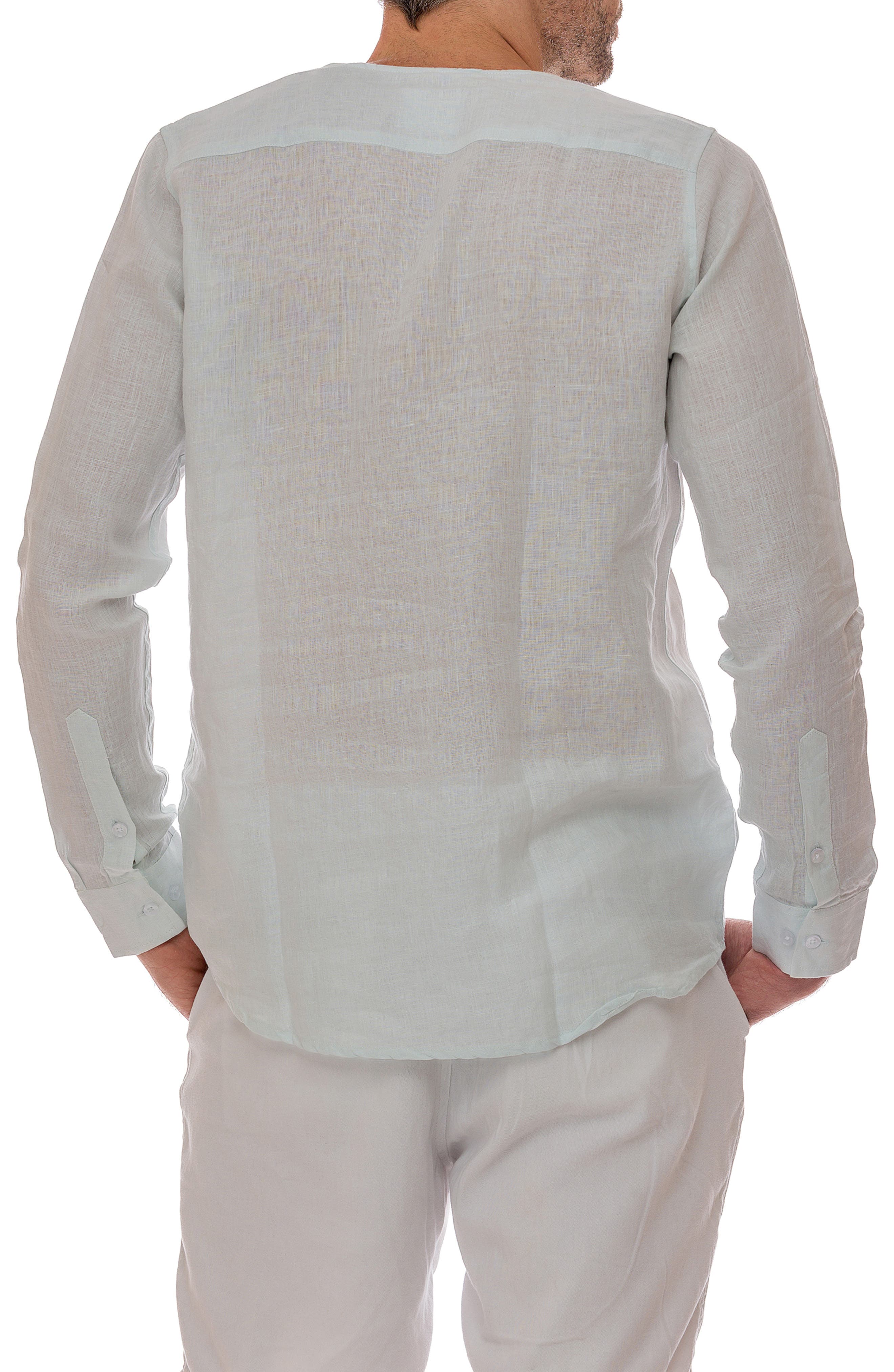 V-Neck Linen Shirt - image 2