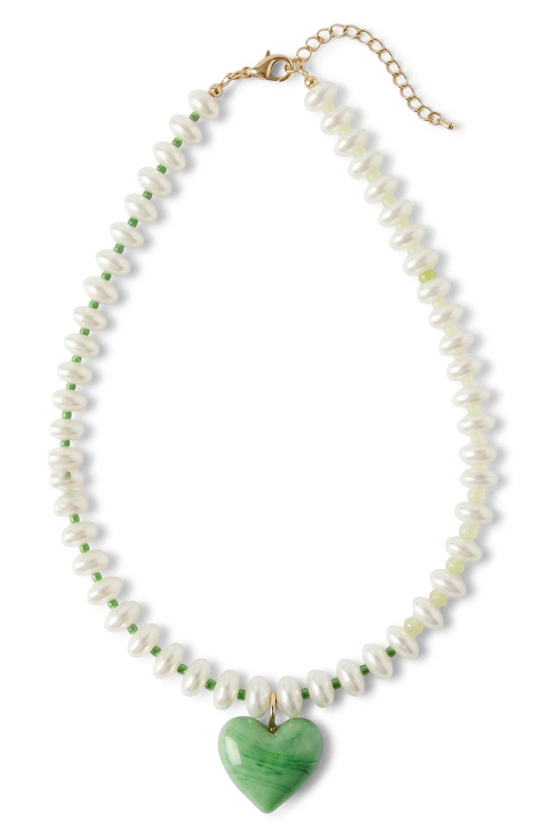 MacRae & Co. Green Goddess Necklace, Main, color, 