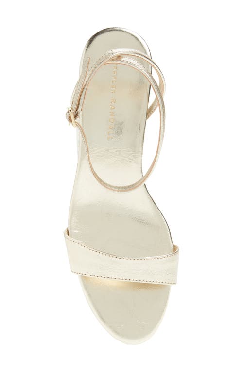 Loeffler Randall Jackie Mid Heel Sandal In Champagne