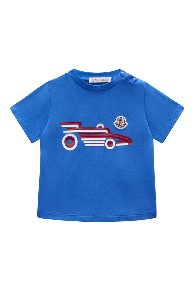 Kids' Racecar Graphic Tee, Main, color, BLUE