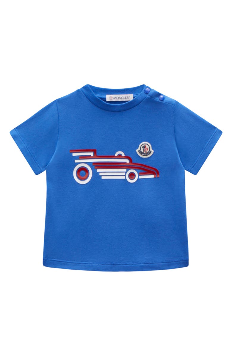 Moncler Kids' Racecar Graphic Tee, Main, color,