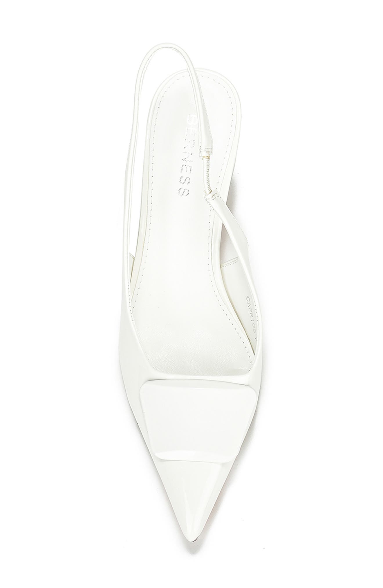 BERNESS Capri Slingback Pump, Alternate, color, White