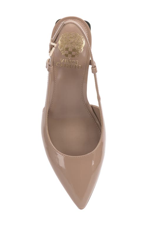 Vince Camuto Sindree Slingback Pointed Toe Pump In Chai Latte