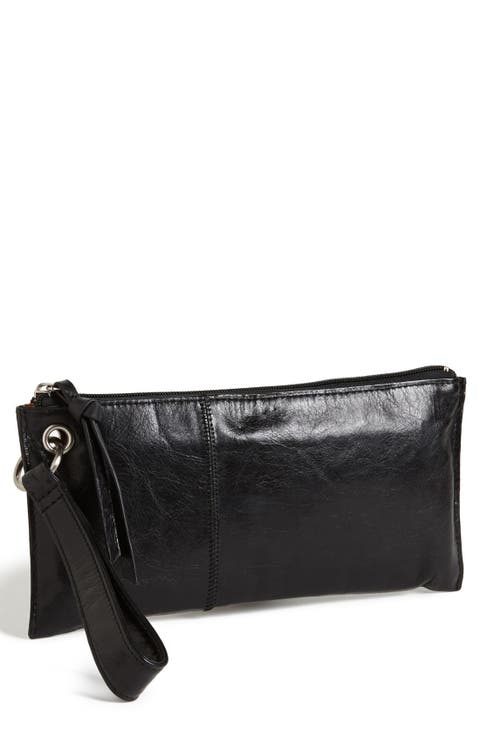 'Vida' Leather Clutch