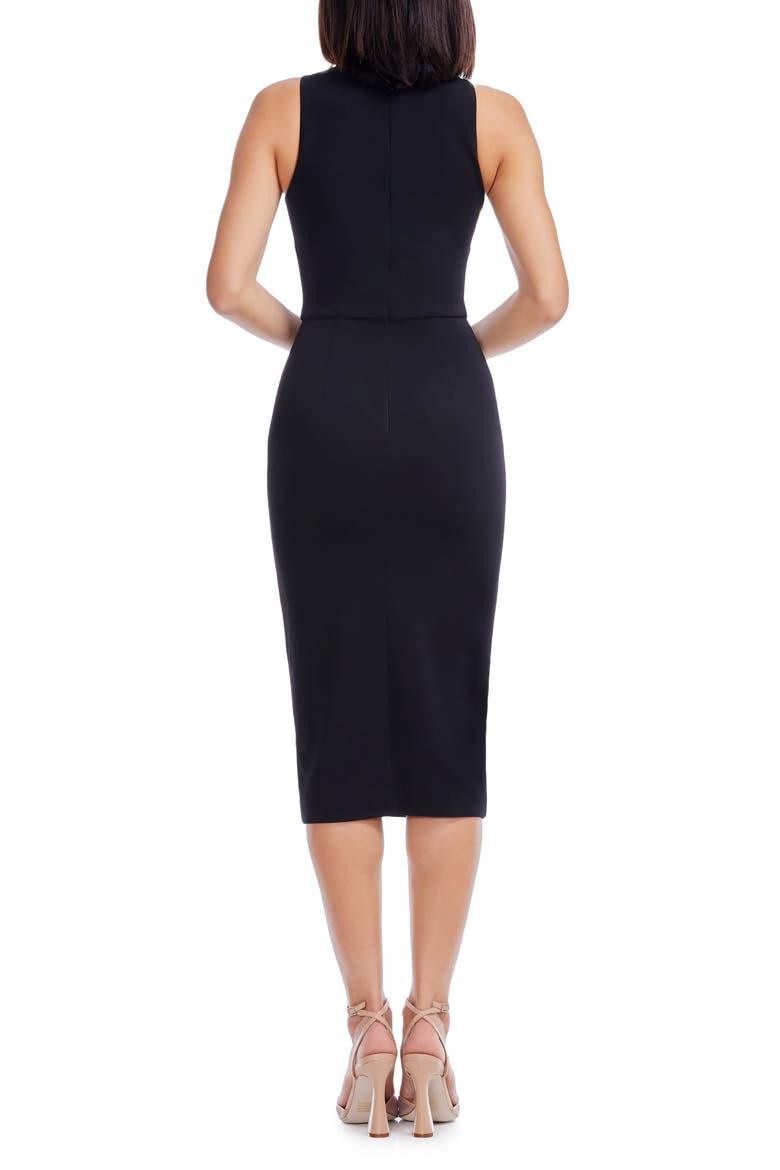 Ines Sleeveless Sheath, Alternate, color, BLACK