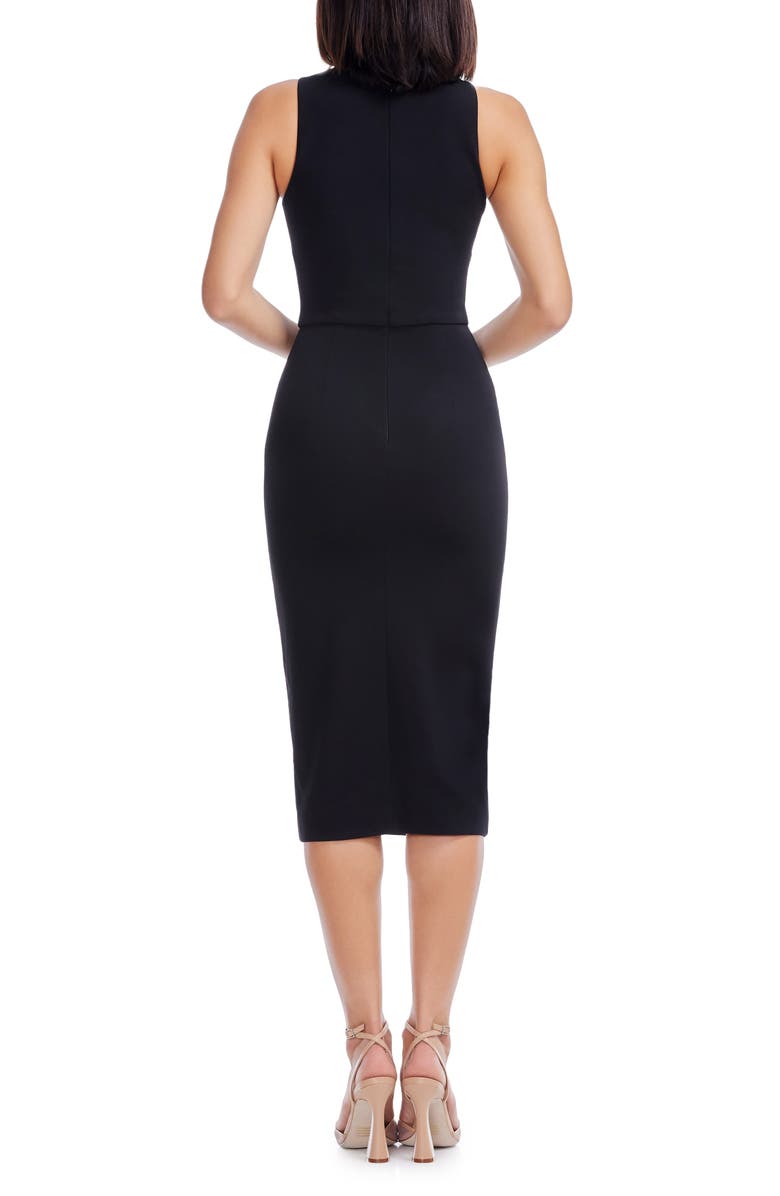 Dress the Population Ines Sleeveless Sheath, Alternate, color, Black
