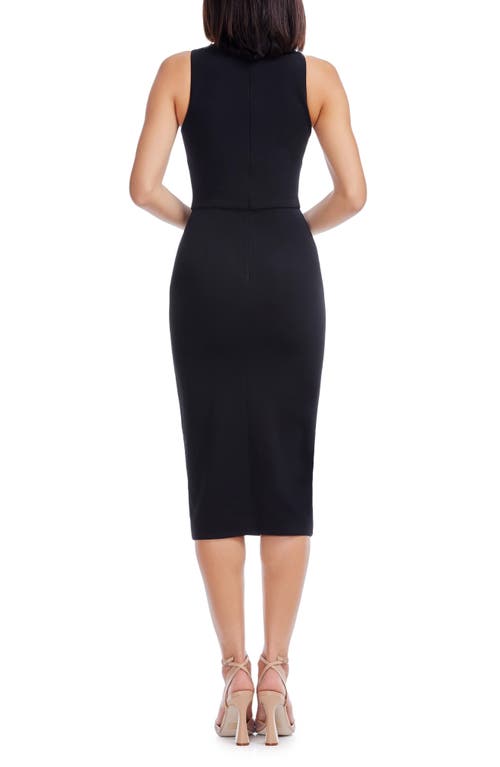 DRESS THE POPULATION DRESS THE POPULATION INES SLEEVELESS SHEATH