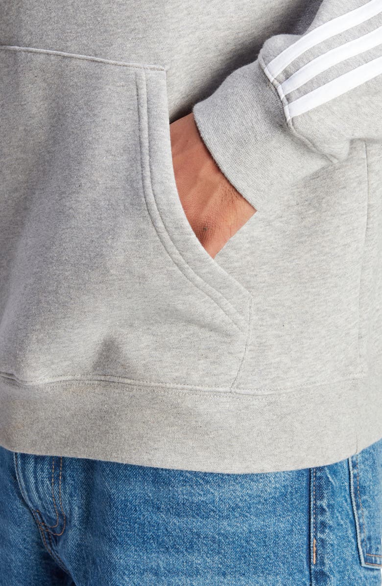 adidas Adicolor Classics 3-Stripes Hoodie, Alternate, color, Mgreyh